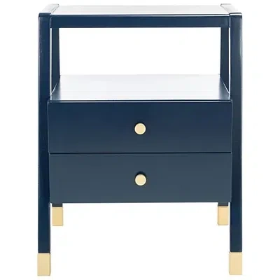 Kirkland's 2-drawer Lina Modern Accent Table In Blue