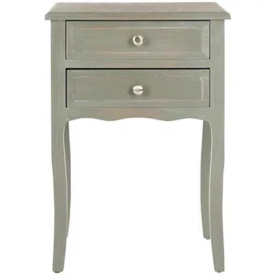 Kirkland's 2-drawer Mika Traditional Accent Table In Gray