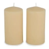 Kirkland's 3x6 Ivory Unscented Pillar Candles In White