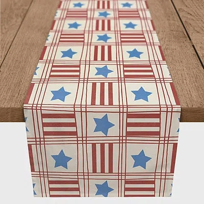 Kirkland's 4th Of July Stars & Stripes Table Runner In Multi