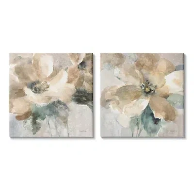 Kirkland's Abstract Flowers Canvas Art Prints In Brown