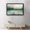 Kirkland's Abstract Foggy Marsh Framed Wall Art In Green