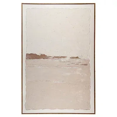 Kirkland's Abstract Framed Canvas Art Print In Black
