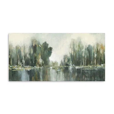 Kirkland's Abstract Treeline Canvas Art Print In Multi
