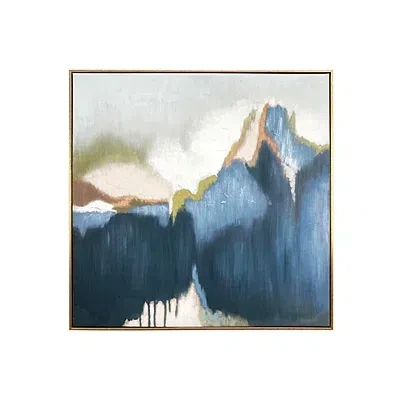 Kirkland's Abstract Vision Framed Canvas Art Print In Blue