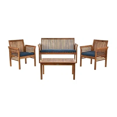 Kirkland's Acacia Patio Set In Brown