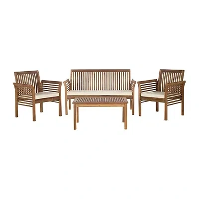 Kirkland's Acacia Patio Set In Brown