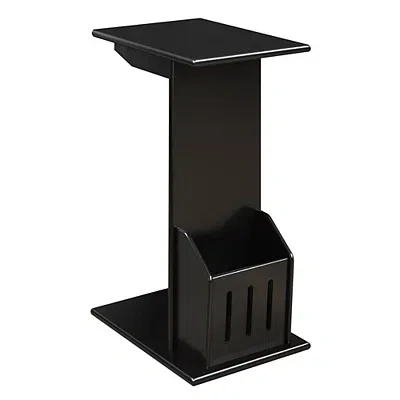 Kirkland's Accent Table With Magazine Holder In Black