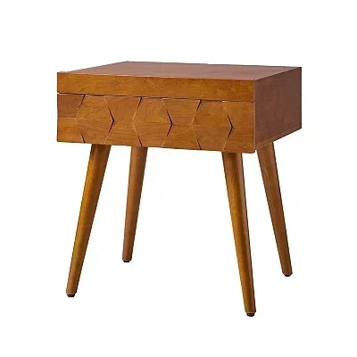 Kirkland's Acorn Brown Julian End Table