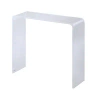 Kirkland's Acrylic Curved Edge Console Table In Transparent