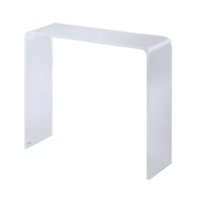 Kirkland's Acrylic Curved Edge Console Table In Transparent