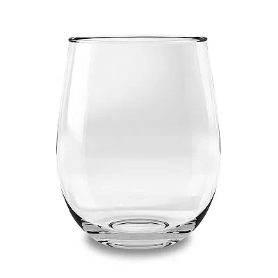 Kirkland's Acrylic Stemless Wine Glasses In Transparent