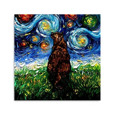 Kirkland's Aja Trier Tortoiseshell Starry Night Canvas Print In Multi