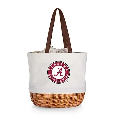 Kirkland's Alabama Crimson Tide Canvas Tote Bag In White