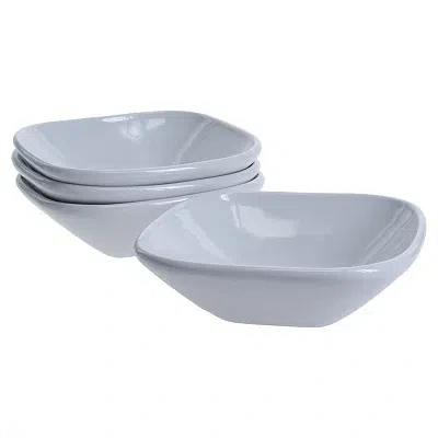 Kirkland's Alabaster Porcelain Cereal Bowls In White