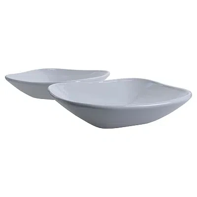 Kirkland's Alabaster Porcelain Serving Bowls In White