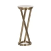 Kirkland's Allie Gold Metal Cocktail Table In Gold