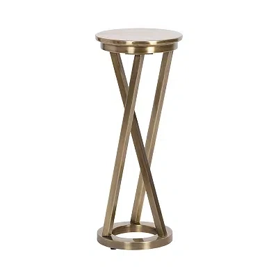 Kirkland's Allie Gold Metal Cocktail Table