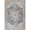 Kirkland's Amelie Navy Blue Classic Washable Area Rug In Multi