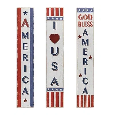 Kirkland's Americana Wooden Plaques In Multi