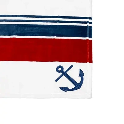 Kirkland's Anchor Striped Throw In Multi