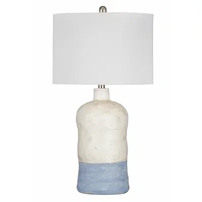Kirkland's & Blue Lucy Coastal Table Lamp In White