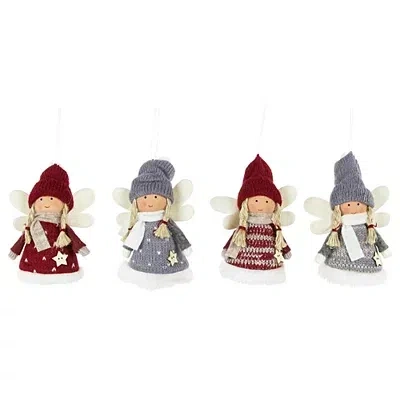 Kirkland's Angel Plush Ornaments In Multi