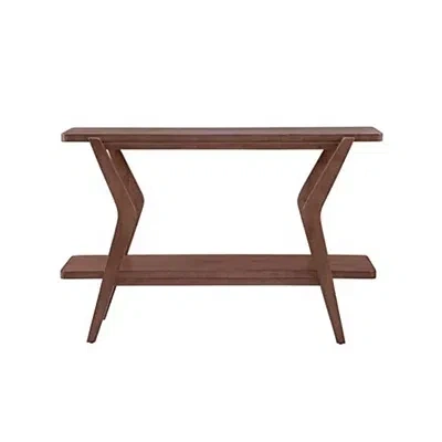 Kirkland's Angular Stratton Console Table In Brown