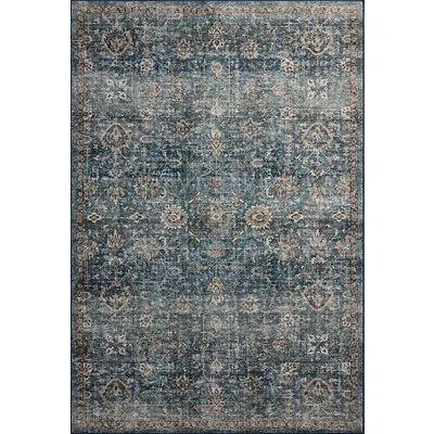 Kirkland's Anniston Lagoon Washable Area Rug