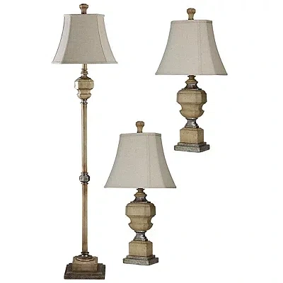 Kirkland's Antique Statue Floor And Table Lamps In Multi