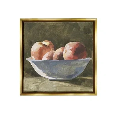 Kirkland's Apples In A Bowl Framed Canvas Art Print In Multi