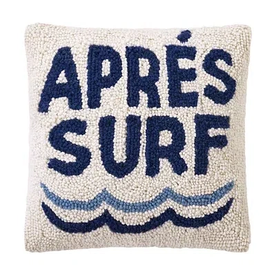 Kirkland's Apres Surf Hooked Wool Pillow In Multi