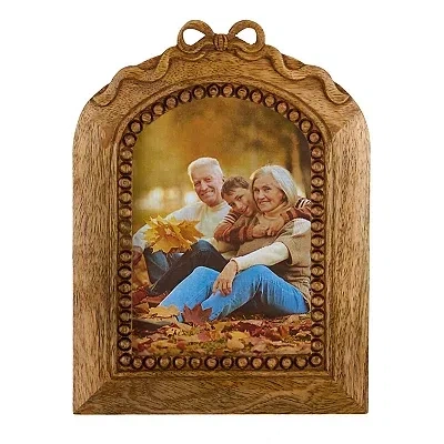 Kirkland's Arched Bow Wood Picture Frame In Brown