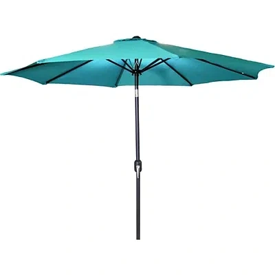Kirkland's Aruba Blue 9 Ft. Steel Outdoor Umbrella