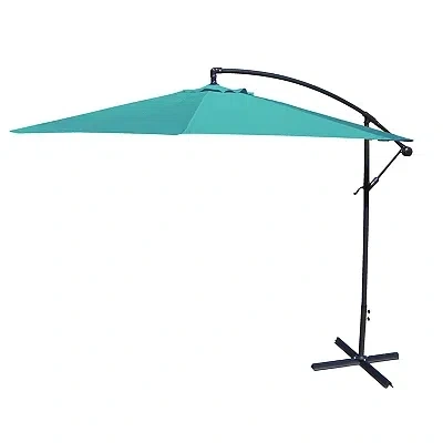 Kirkland's Aruba Blue Offset 10 Ft. Outdoor Umbrella