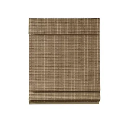 Kirkland's Ash Bamboo Light Filtering Roman Shade In Brown