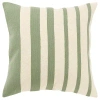 Kirkland's Asymmetrical Linear Throw Pillow In Green