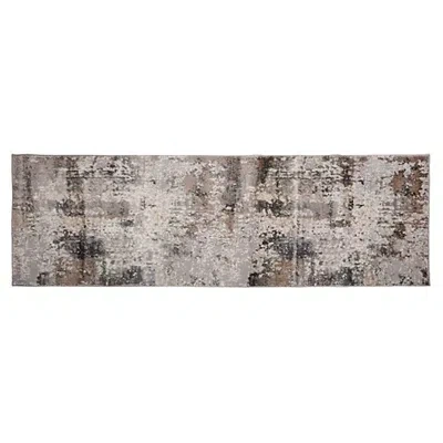 Kirkland's Aurora Abstract Runner In Brown