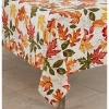Kirkland's Autumn Foliage Outline Square Harvest Table Cloth In Multi