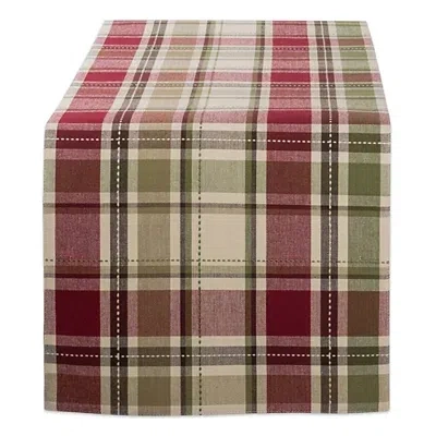 Kirkland's Autumn Harvest Plaid Table Runner In Multi