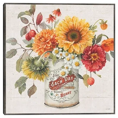 Kirkland's Autumn In Bloom Framed Canvas Art Print In Multi