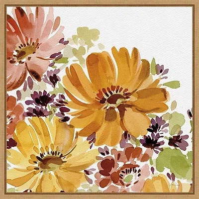 Kirkland's Autumn Joy Framed Canvas Art Print In Neutral