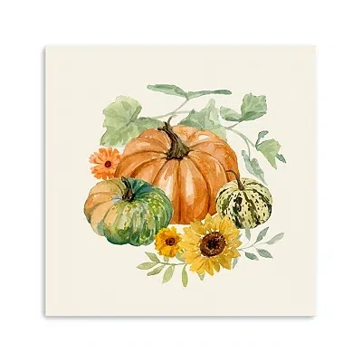 Kirkland's Autumn Pumpkin Patch Canvas Art Print In Multi