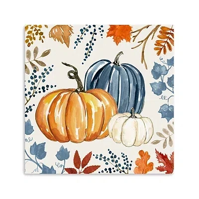 Kirkland's Autumn Pumpkins Canvas Art Print In Multi