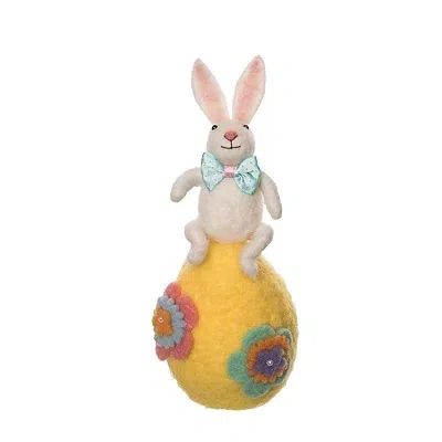 Kirkland's Balancing Bunny Figurine In Multi