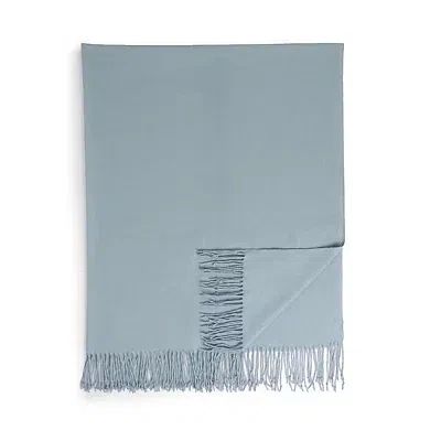 Kirkland's Bamboo Blend Fringe Throw In Blue