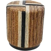 Kirkland's Banana Leaf Wrapped Accent Table In Multi
