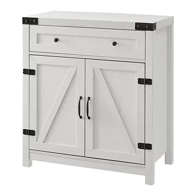 Kirkland's Barnwood Style Wooden Cabinet In White