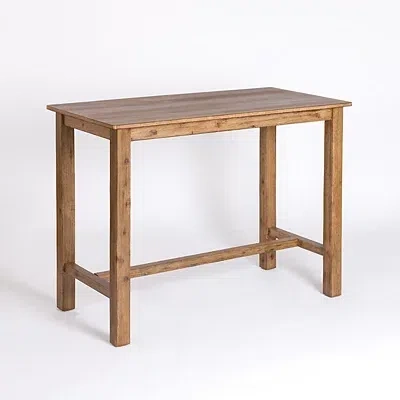 Kirkland's Barnwood Wire Brush Sonoma Counter Height Table In Brown