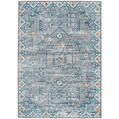 Kirkland's Barron Washable Area Rug In Blue
